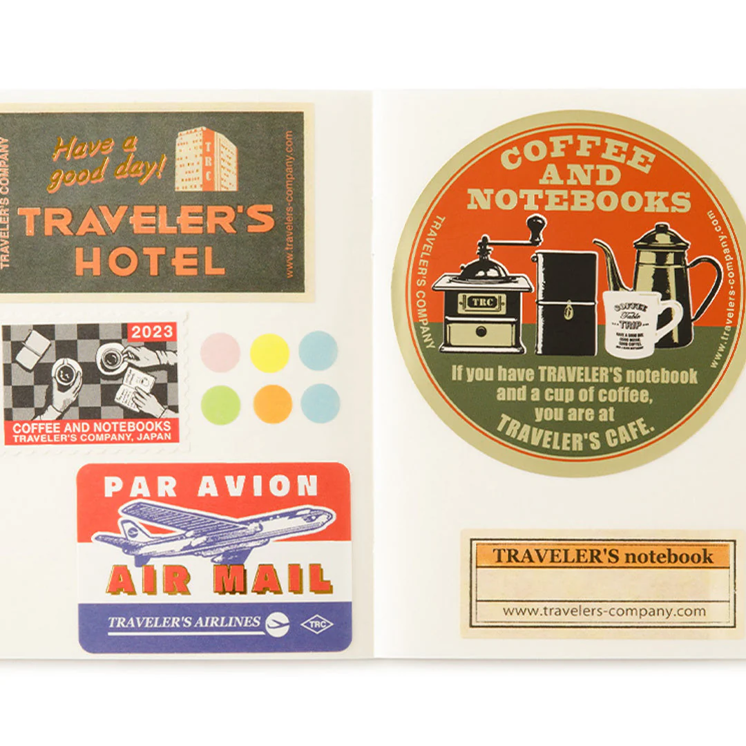 TRAVELER'S Company Passport Notebook Refill 017 [Sticker Release Paper] - Image 4