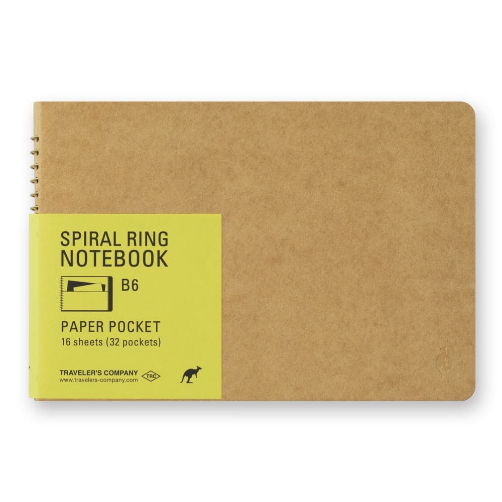 TRAVELER'S Company Spiral Ring Notebook [B6 Paper Pocket]