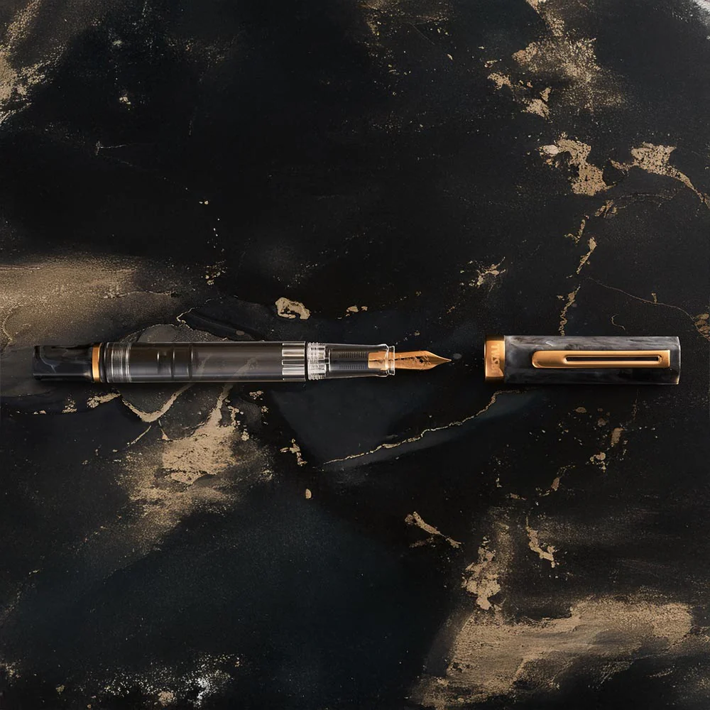 TWSBI ECO Black Marble with Bronze Fountain Pen - Image 4