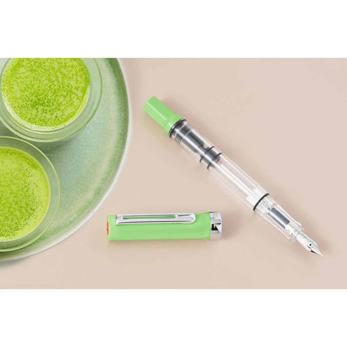 TWSBI ECO Limited Edition Matcha Green Fountain Pen - Image 3