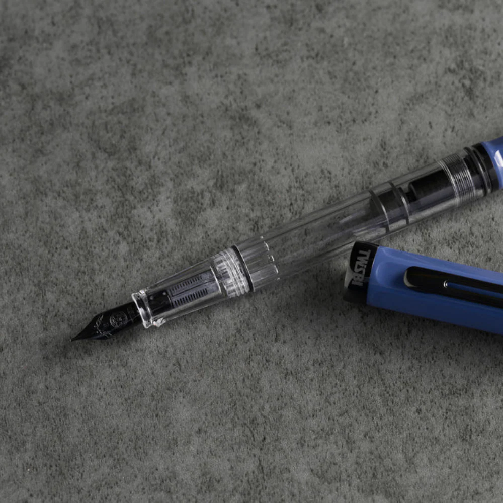 TWSBI ECO Slate Blue with Onyx Fountain Pen - Image 4