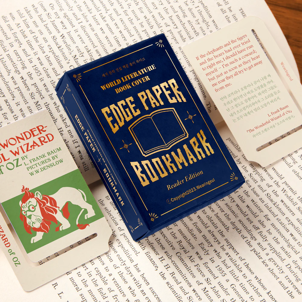 Wearingeul Edge Paper Bookmarks - Reader Edition (Pack of 10)