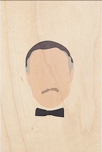 WOODHI Wooden Postcard - 70's Movie Icons Brando