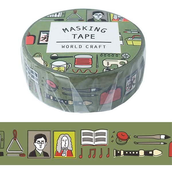 World Craft 15mm Masking Tape - Music