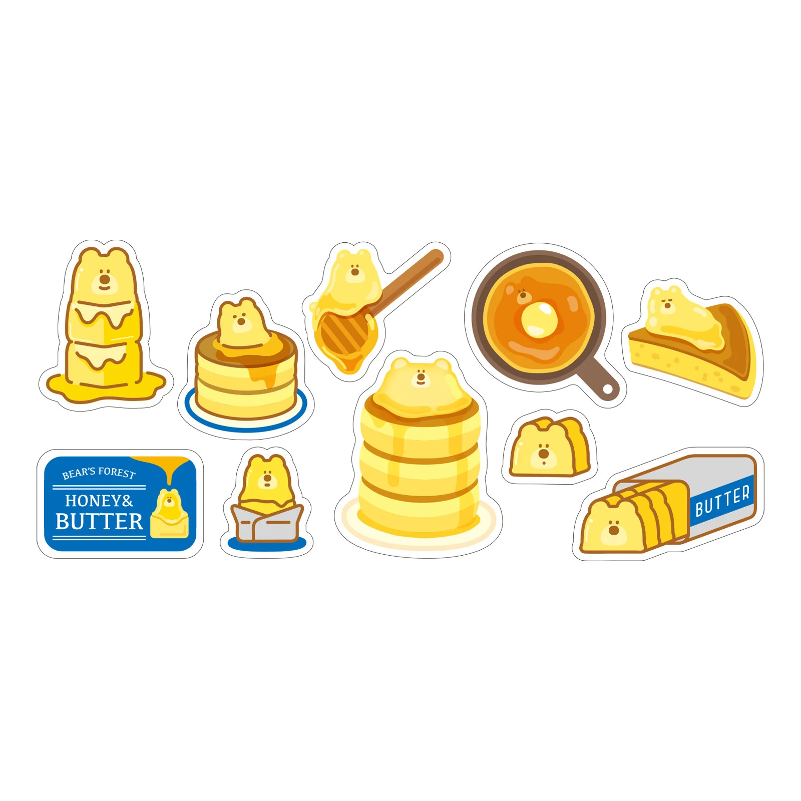 World Craft Torolli Butter Stickers - Butter Animal Collection - Image 16