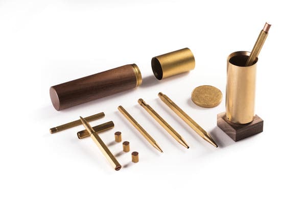 Ystudio Brass Ballpoint Pen [Spring Mechanism] - Image 5