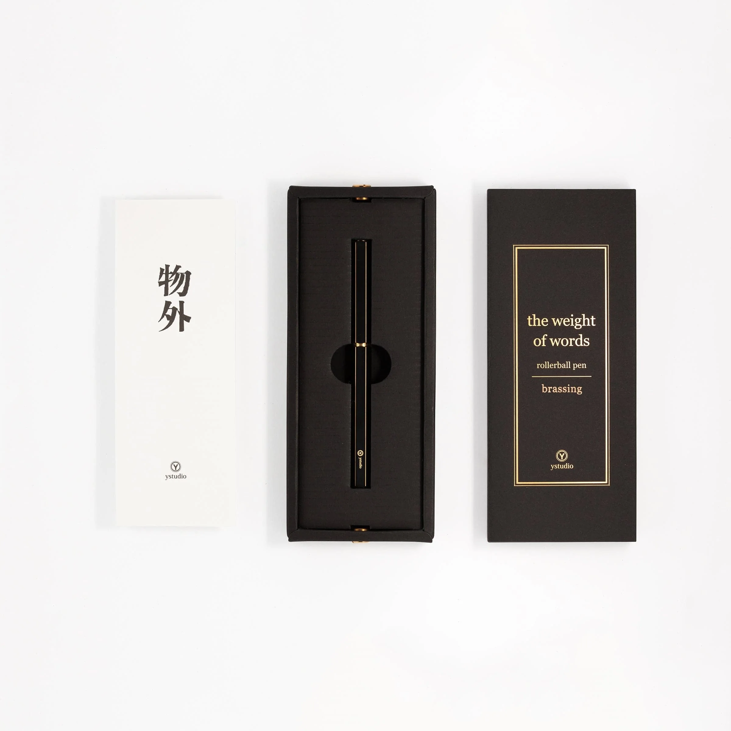 ystudio Brassing - Rollerball Pen (Black) - Image 3