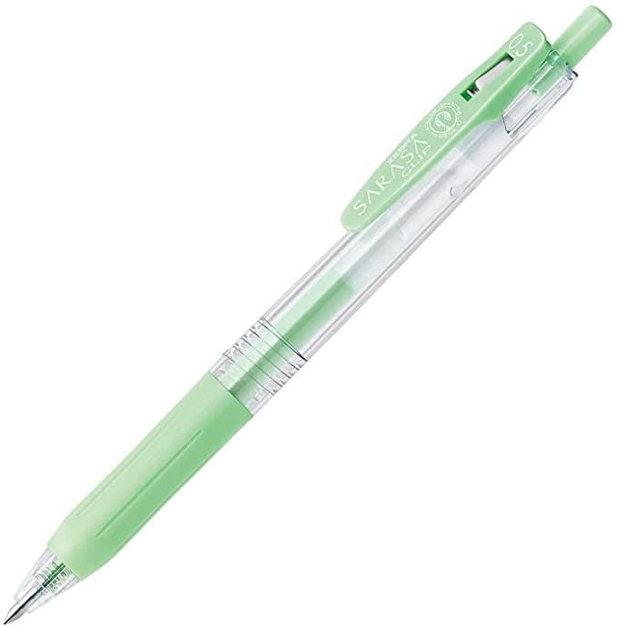 Zebra Sarasa Clip Ballpoint Gel Pen - Milk Colours (Pastels) - Image 4