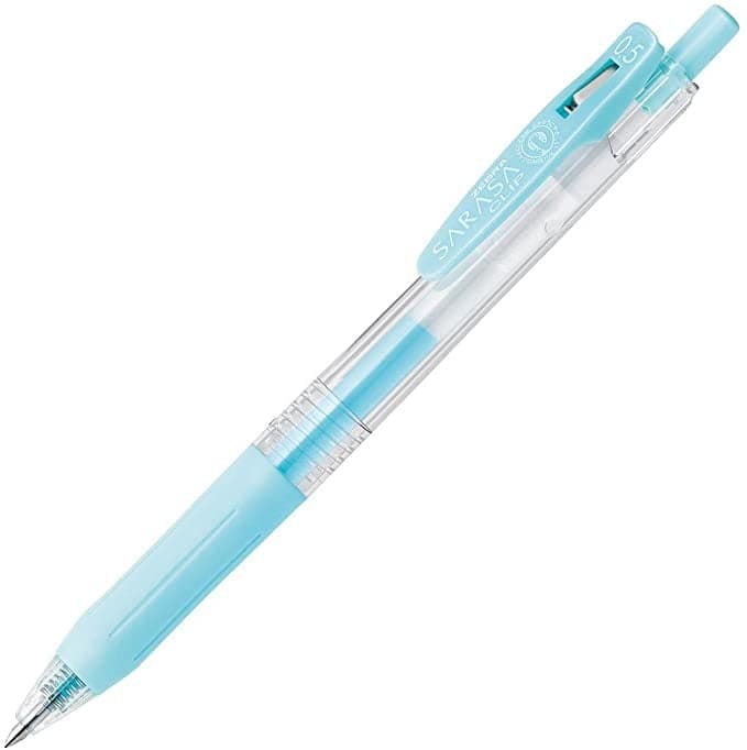 Zebra Sarasa Clip Ballpoint Gel Pen - Milk Colours (Pastels) - Image 5