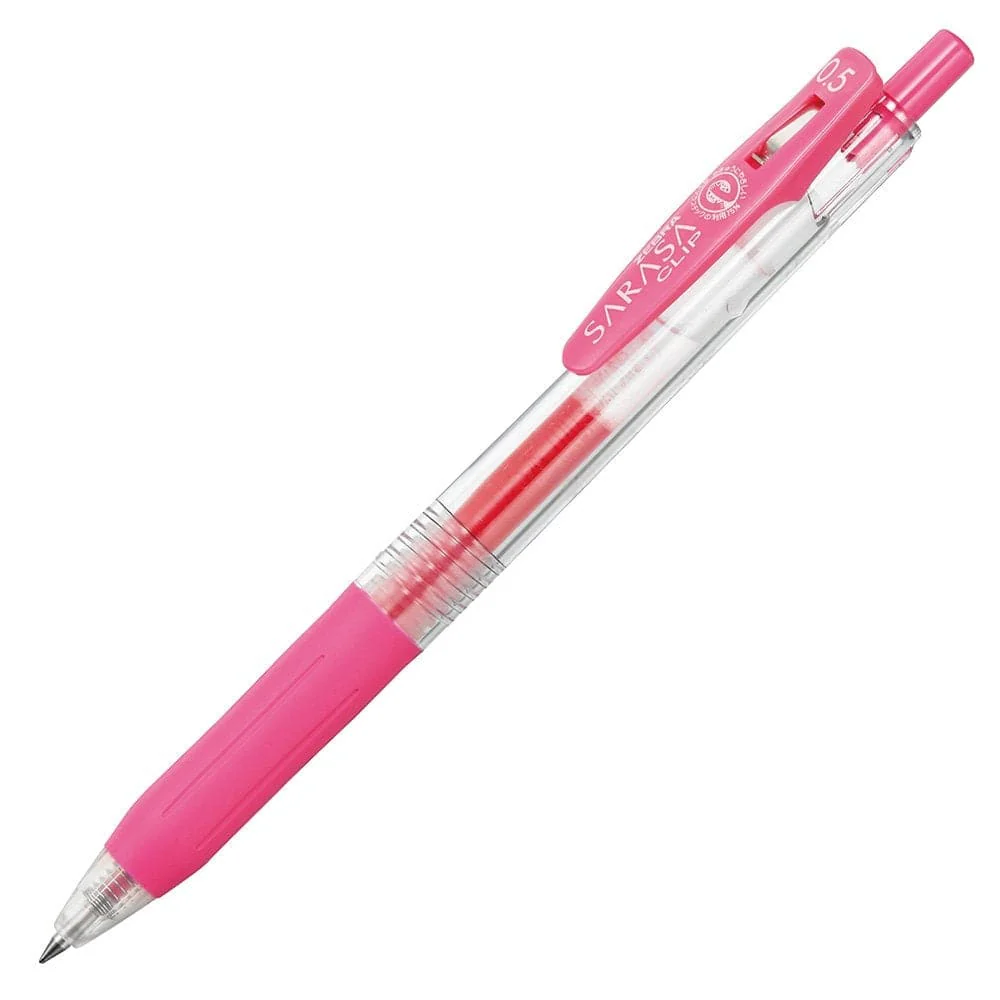 Zebra Sarasa Clip Gel Retractable Pen - 0.5mm - Pack of 10 - Image 6